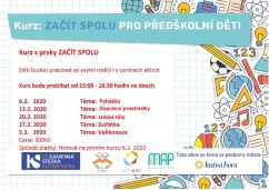 Začít spolu - pozvánka na kurz pro předškoláčky
