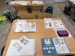 Rodinné lapbooky z 1.B na téma Lidské tělo